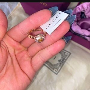 Authentic unlimited edition Gucci woman’s ring.